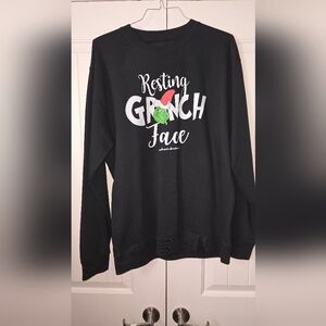 Resting Grinch Face Ugly Sweater